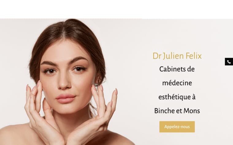 Site web Dr Félix Julien réalisé par Webforce