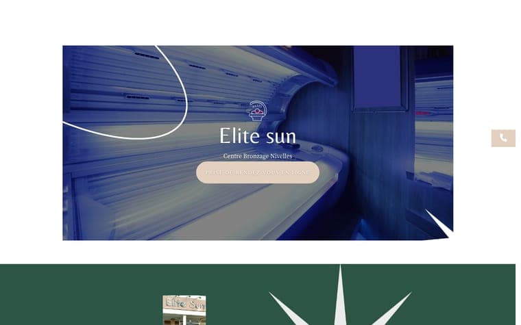 Site web Elite Sun réalisé par Webforce